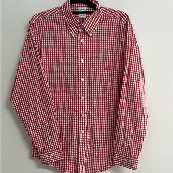Brooks Brothers Other - Brooks Brothers Red and White Checkered Casual Button Down Shirt